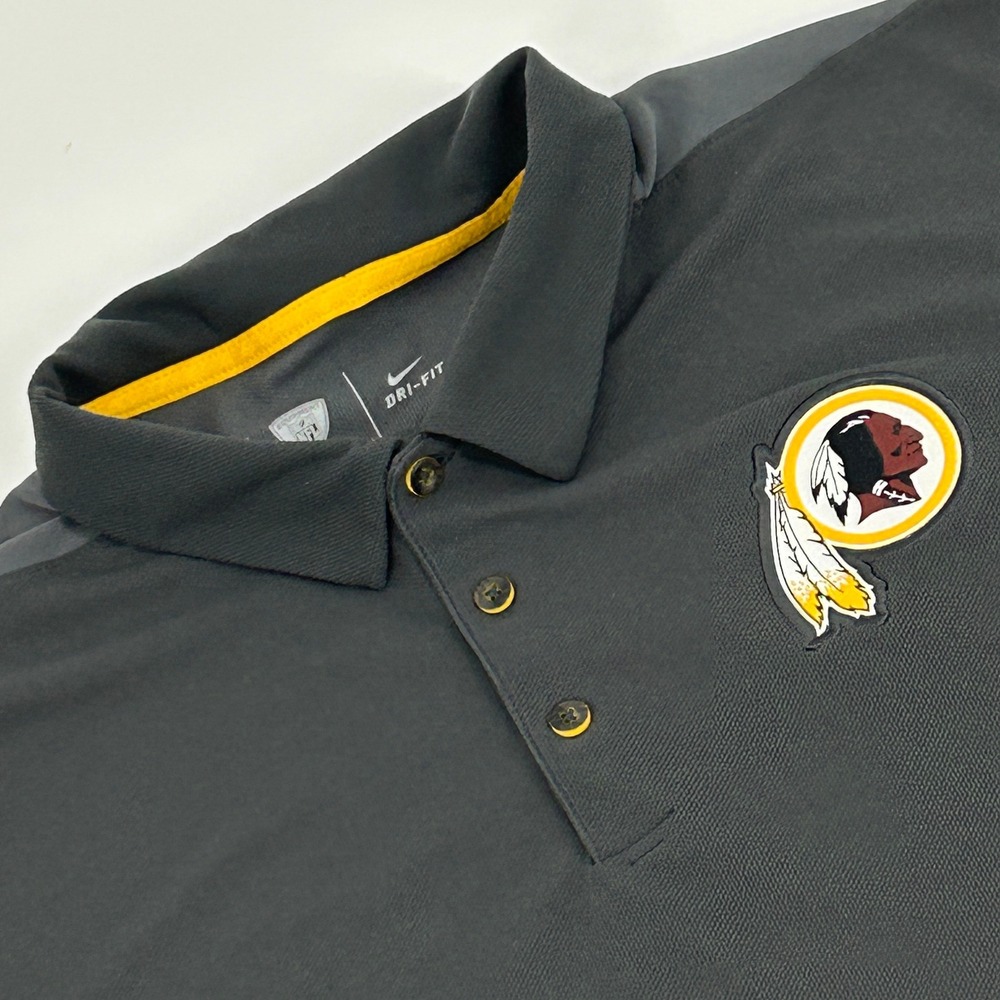 Washington Redskins Shirt Mens XL Gray Nike NFL Training Dri-FIT Short Sleeve